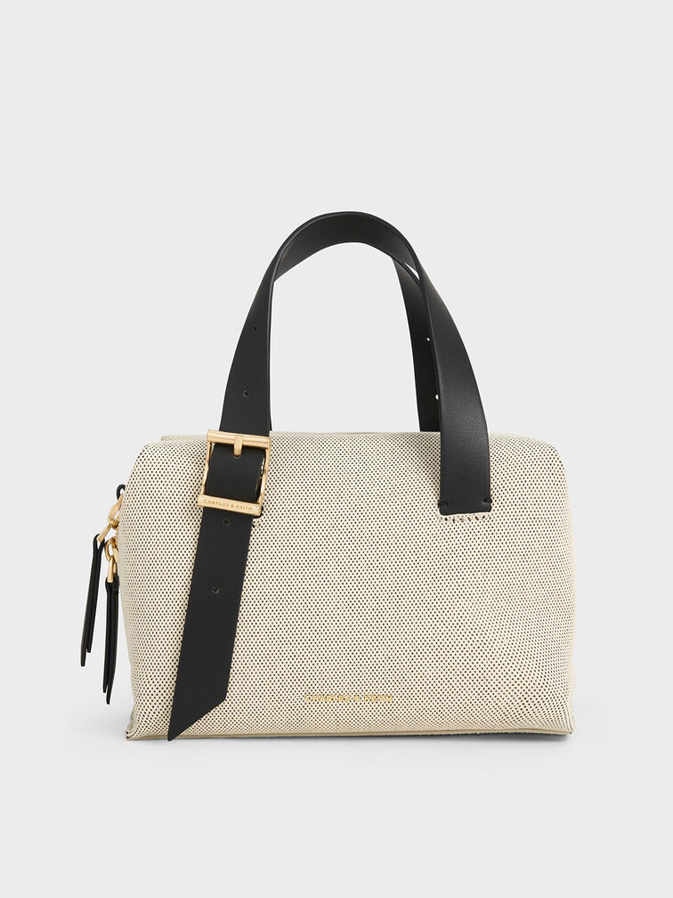 Bolso de bolos Marceline de lona, Multicolor, hi-res
