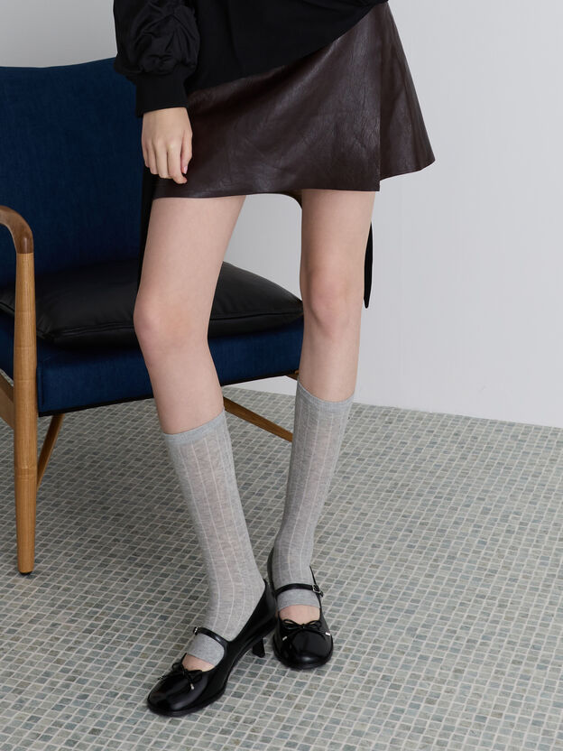 Wendy Kitten-Heel Mary Jane Pumps, Black Box, hi-res