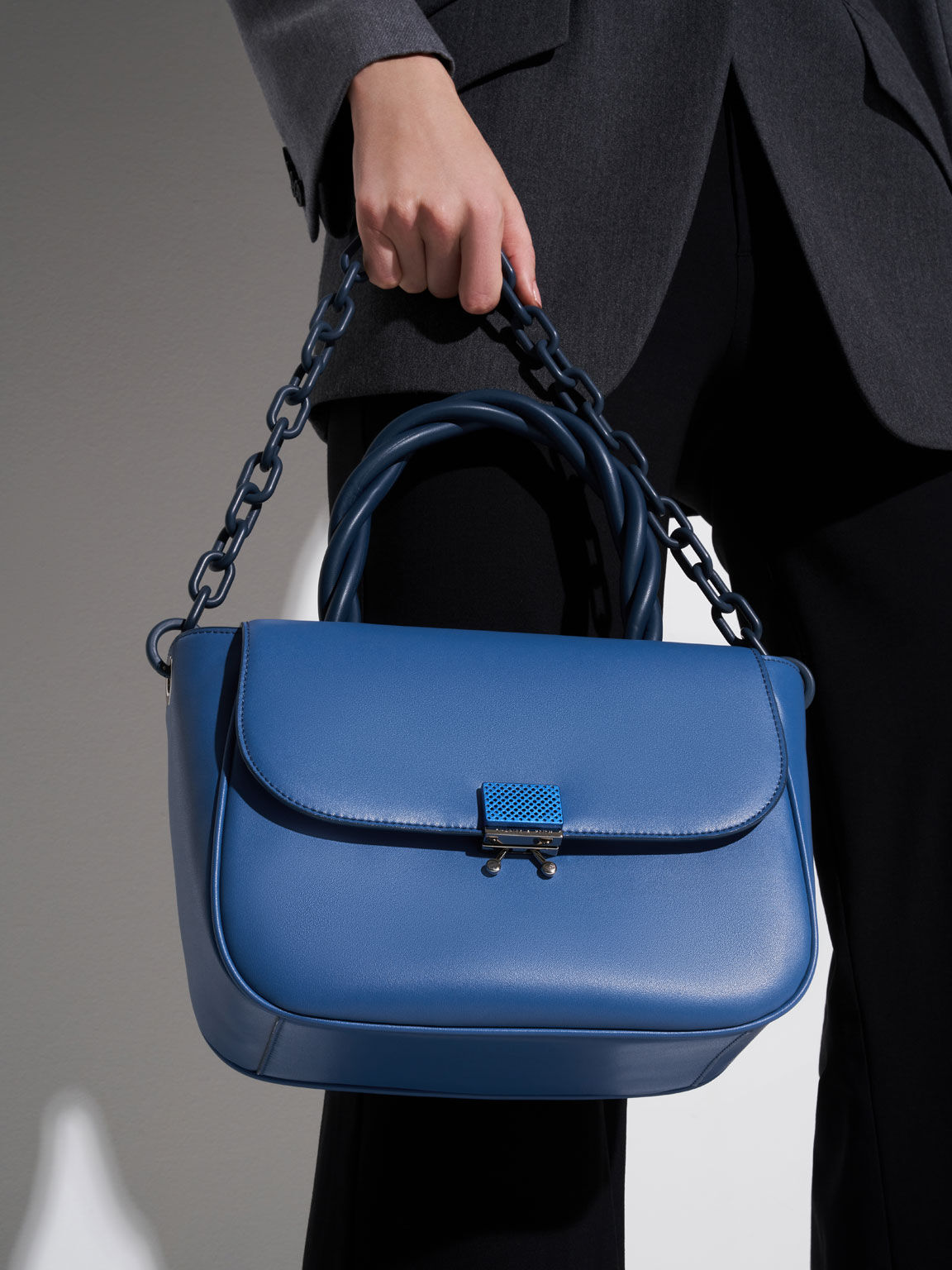 Top handle shoulder bag charles and keith top