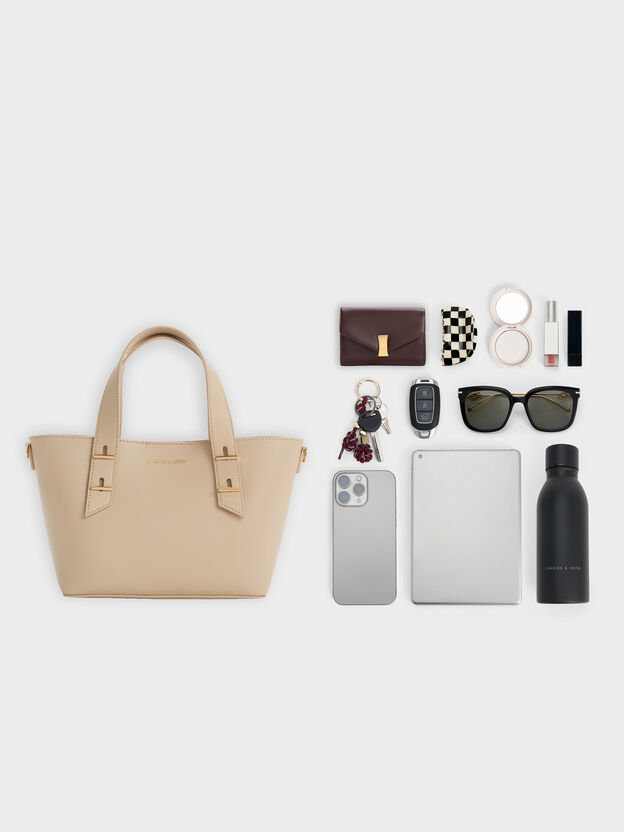 Mini Shania Tote Bag, Dusted Oat, hi-res