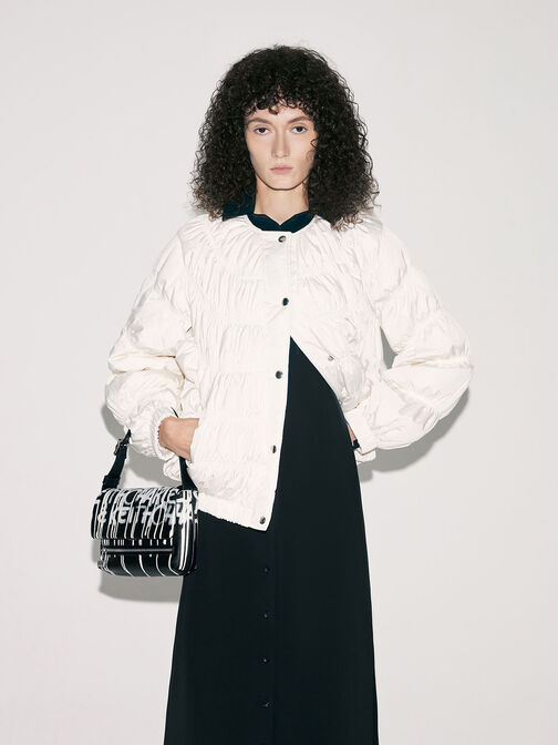 Swing Graffiti-Print Chain-Handle Bag, Multi, hi-res