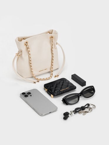 Arya Braided-Strap Double-Handle Crossbody Bag, Cream, hi-res