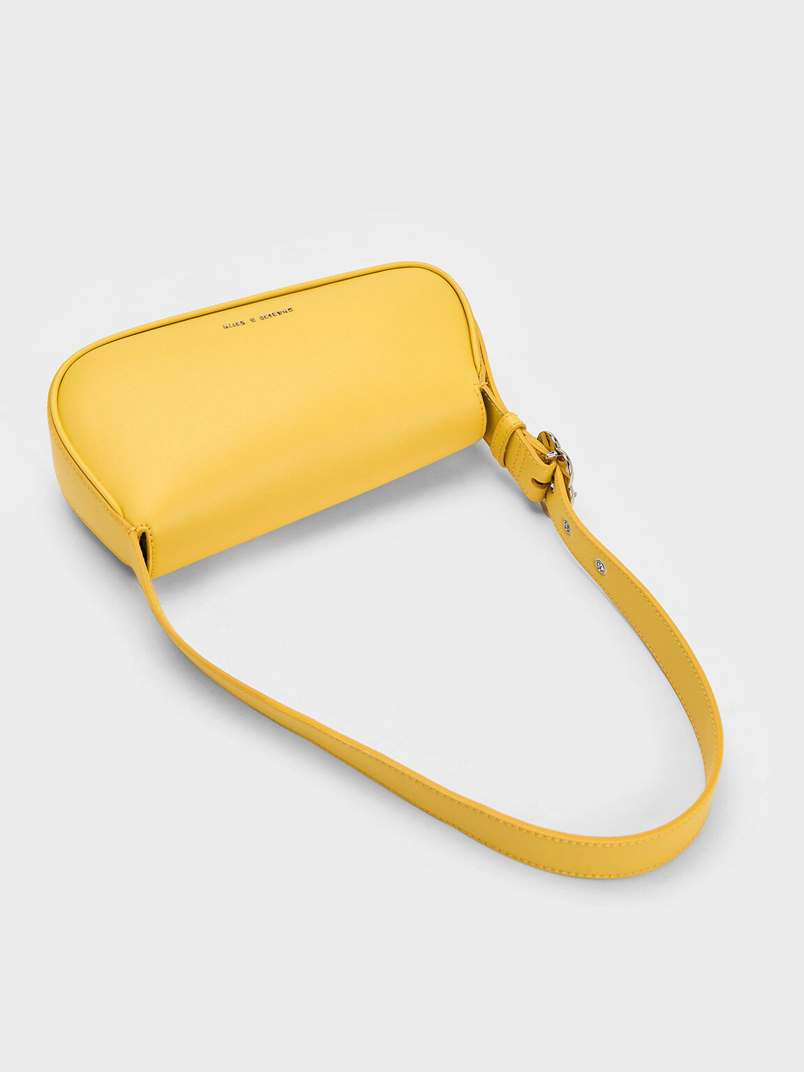 Petra Asymmetrical Front Flap Bag, Yellow, hi-res