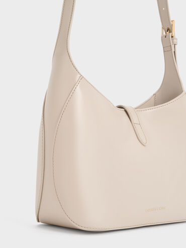 Wisteria Belted Shoulder Bag, Oat, hi-res