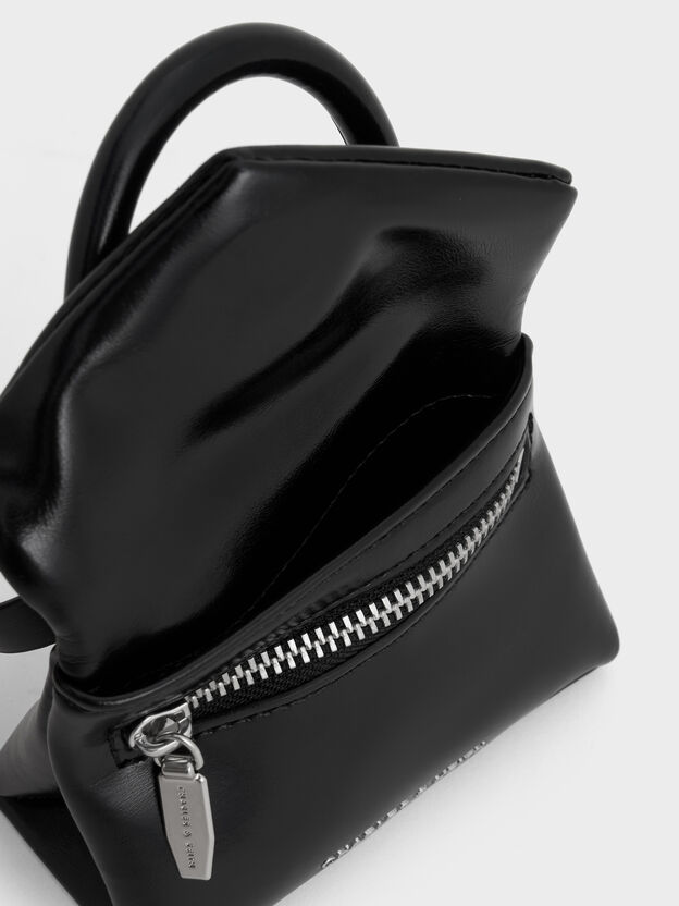 Andromeda Micro Bag Charm, Noir, hi-res