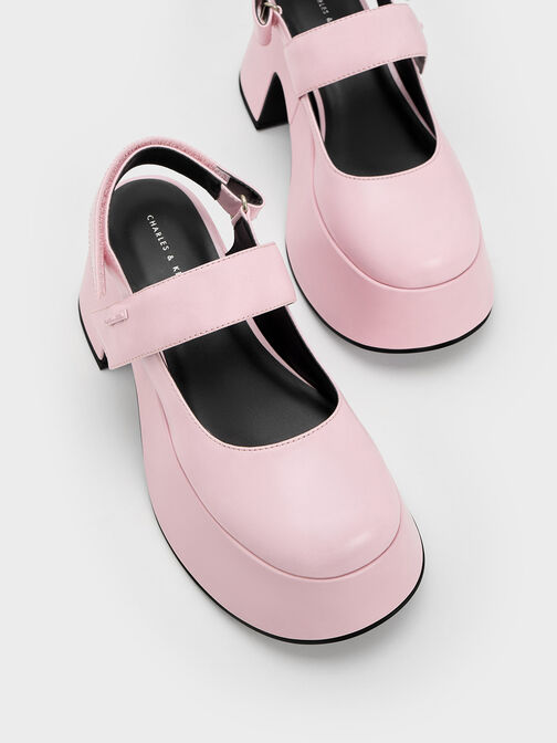Rubina Slingback Mary Jane Pumps, Light Pink, hi-res