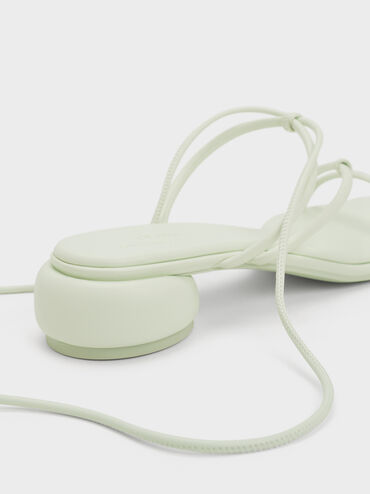 Strappy Tie-Around Sandals, Mint Sorbet, hi-res