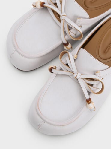 Gale 懶人穆勒鞋, 白色, hi-res