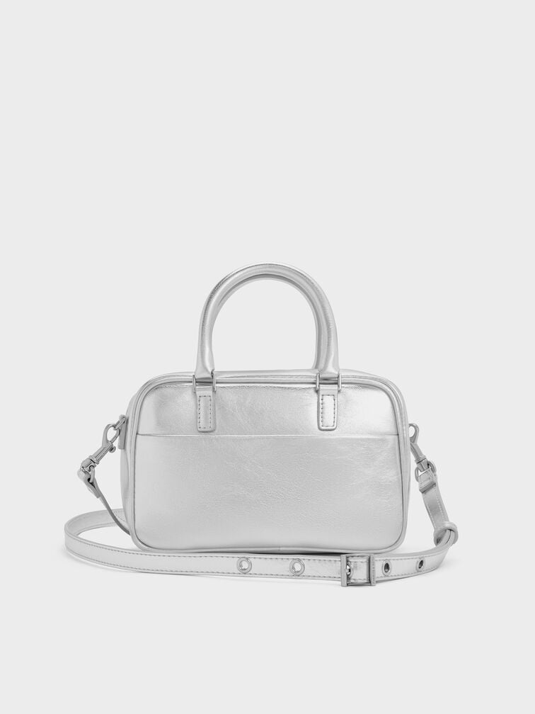 Sianna 小型保齡球包, 銀色, hi-res