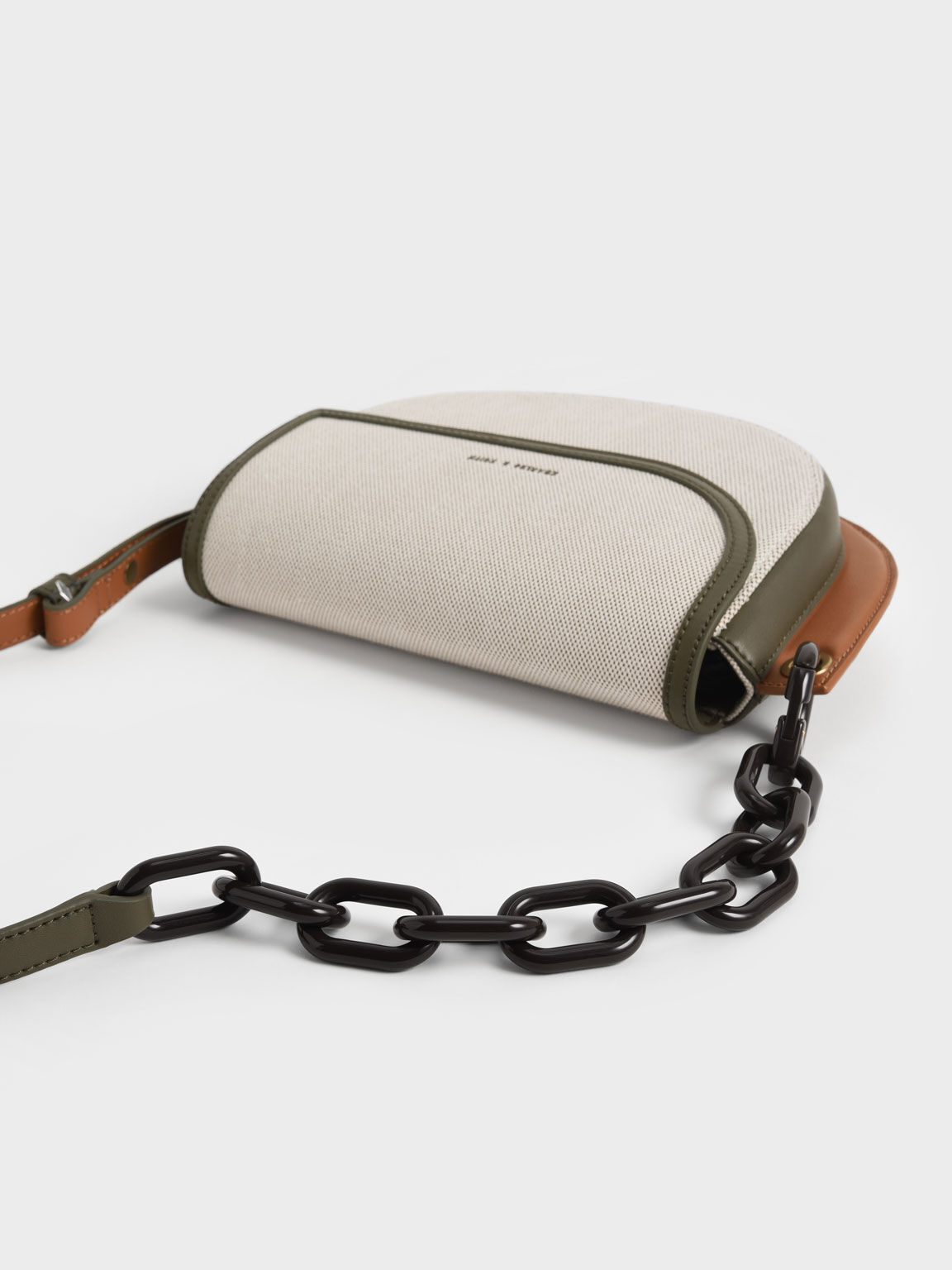 Alden Canvas Half-Moon Bag, Multi, hi-res