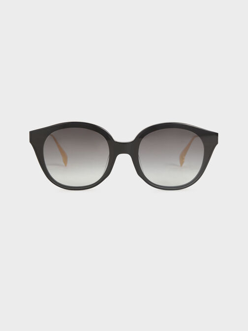 Ophelia Acetate Cat-Eye Sunglasses, Black, hi-res