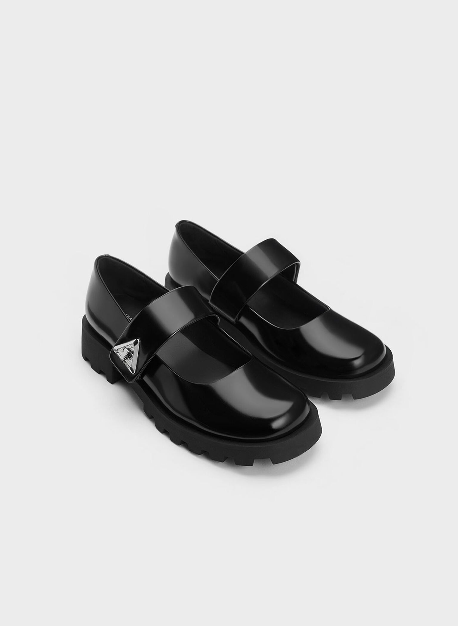 Trice Metallic Accent Mary Janes, Black Box, hi-res