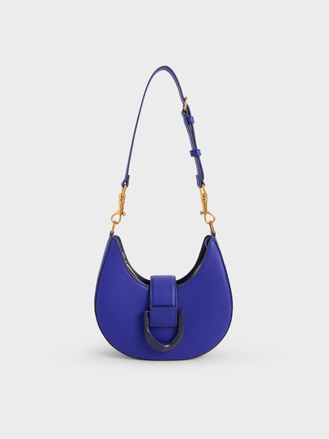 Gabine Belted Hobo Bag, Cobalt, hi-res