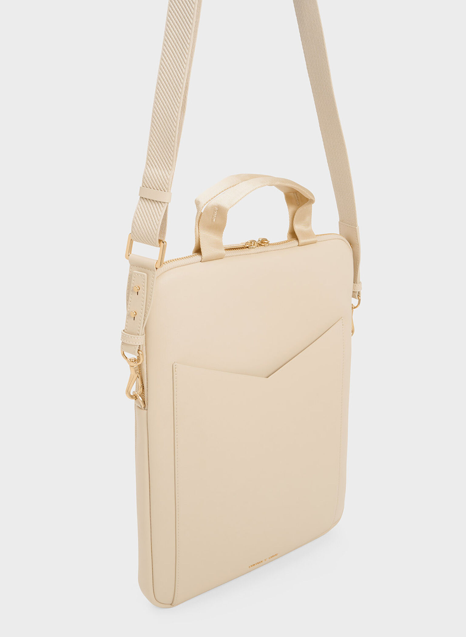 Gaia Laptop Bag, Beige, hi-res