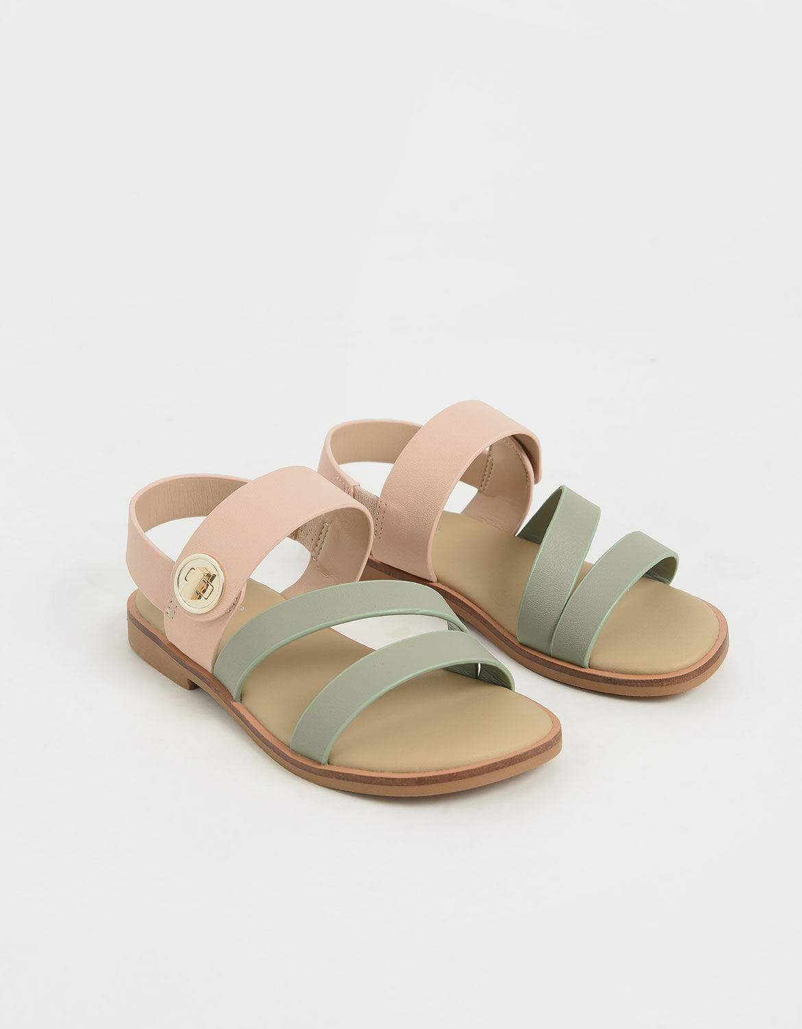 Girls sales nude sandals