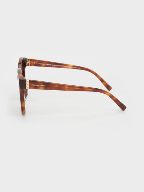 Tortoiseshell Recycled Acetate Classic Butterfly Sunglasses, T. Shell, hi-res