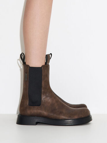 Bryn Chelsea Boots, Dark Brown, hi-res
