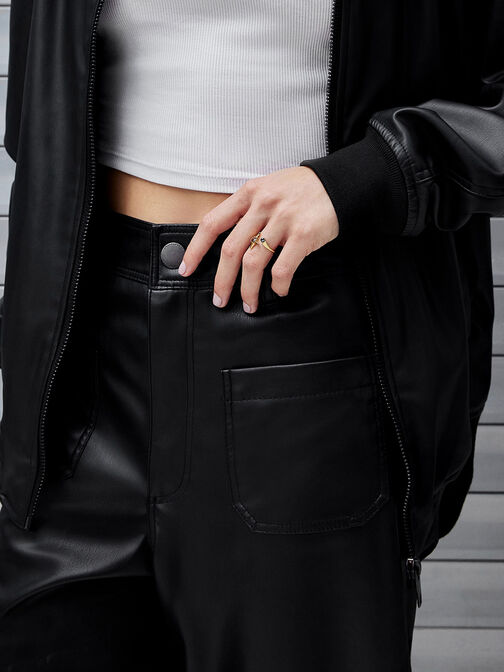 Estelle Star Crystal Ring, Black, hi-res