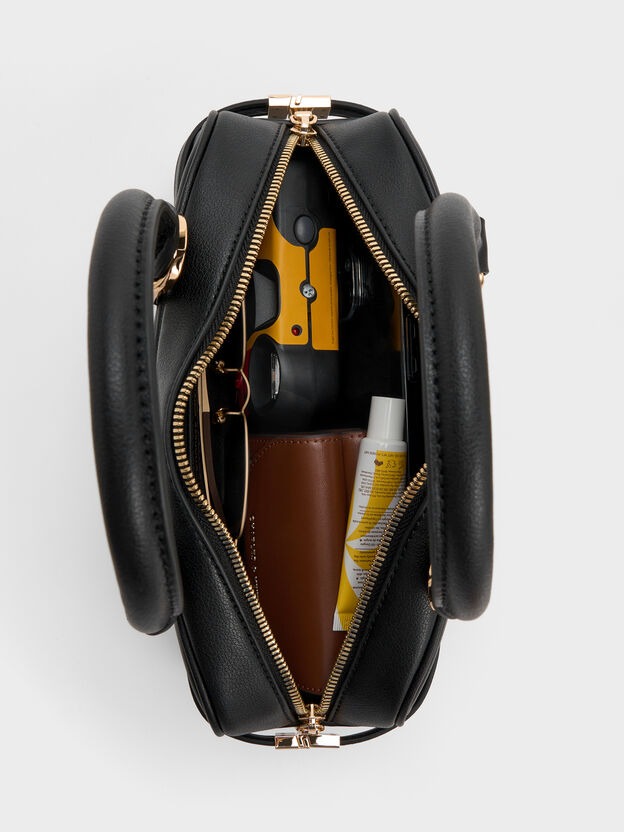 Bolso tipo bowling Scottie, Negro, hi-res