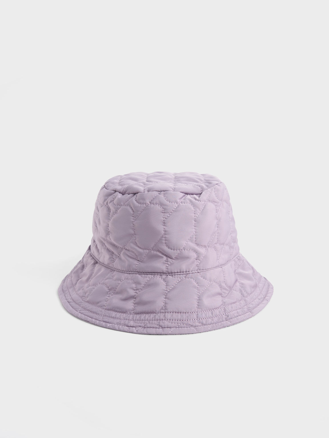 澎澎衍縫漁夫帽, 紫丁香色, hi-res
