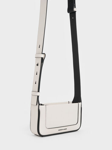 Daylla Shoulder Bag, Cream, hi-res