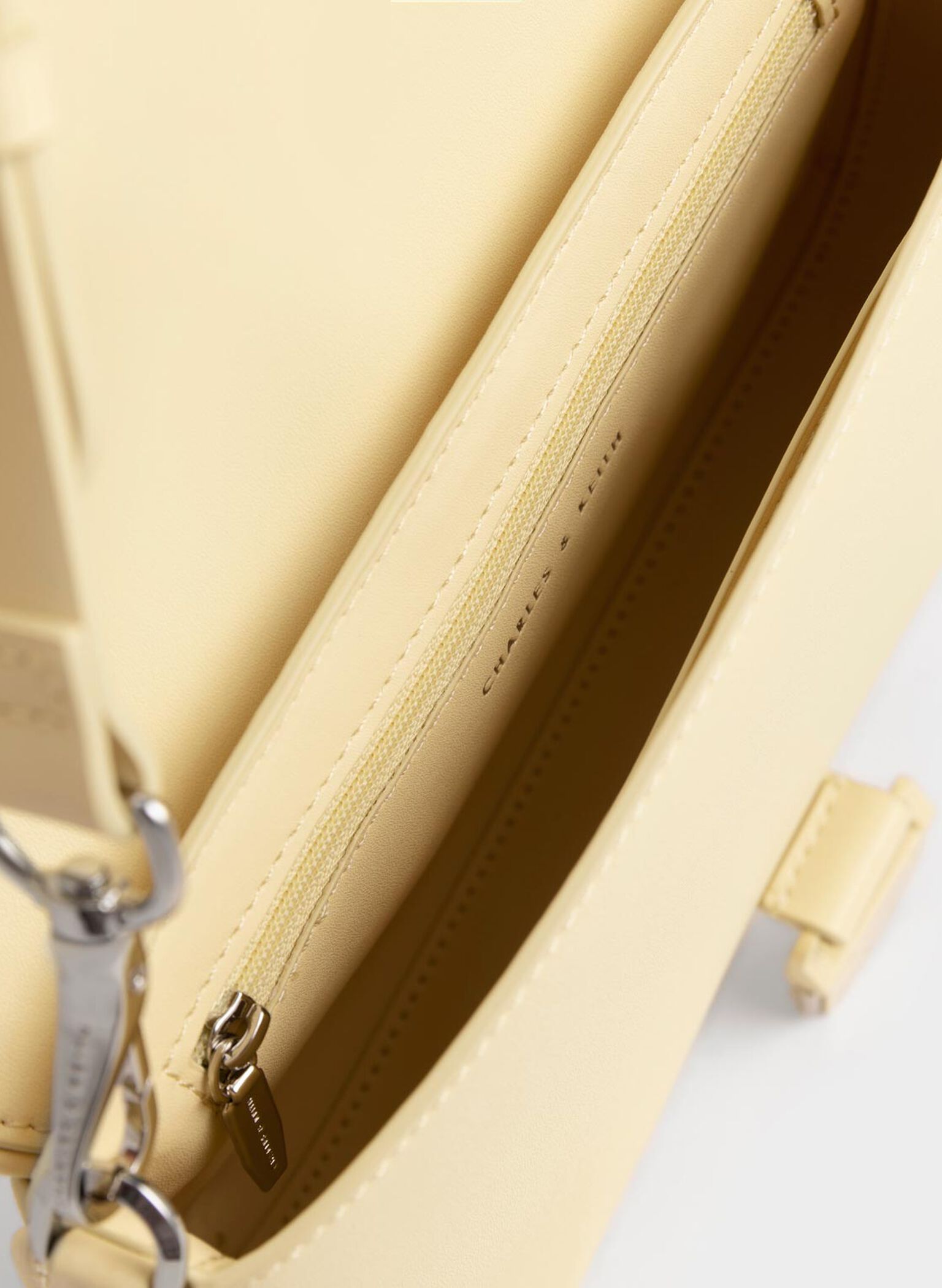 Zetta Belt Buckle Crossbody Bag, Butter, hi-res