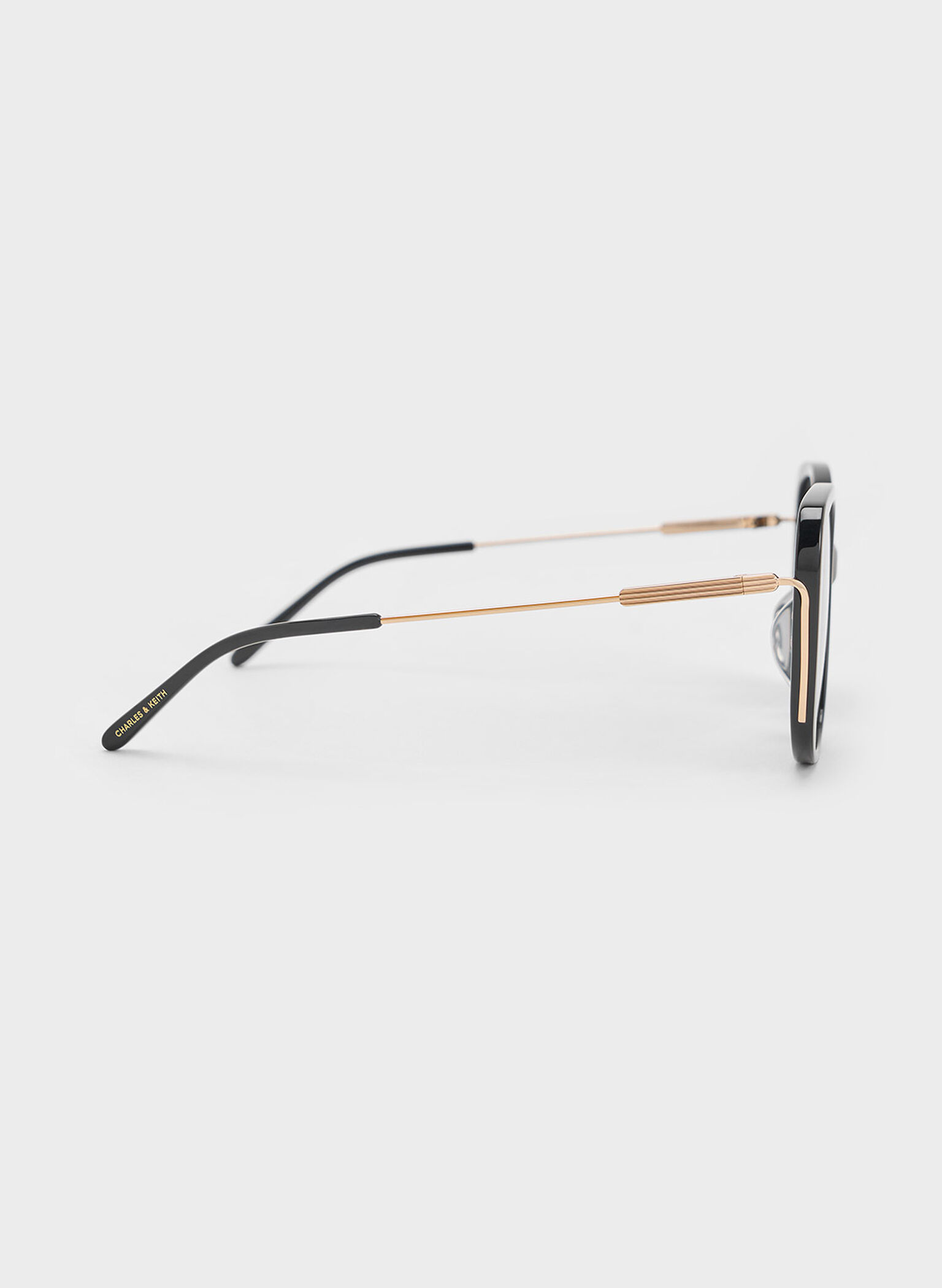 Renee Recycled Acetate Butterfly Sunglasses, Black, hi-res