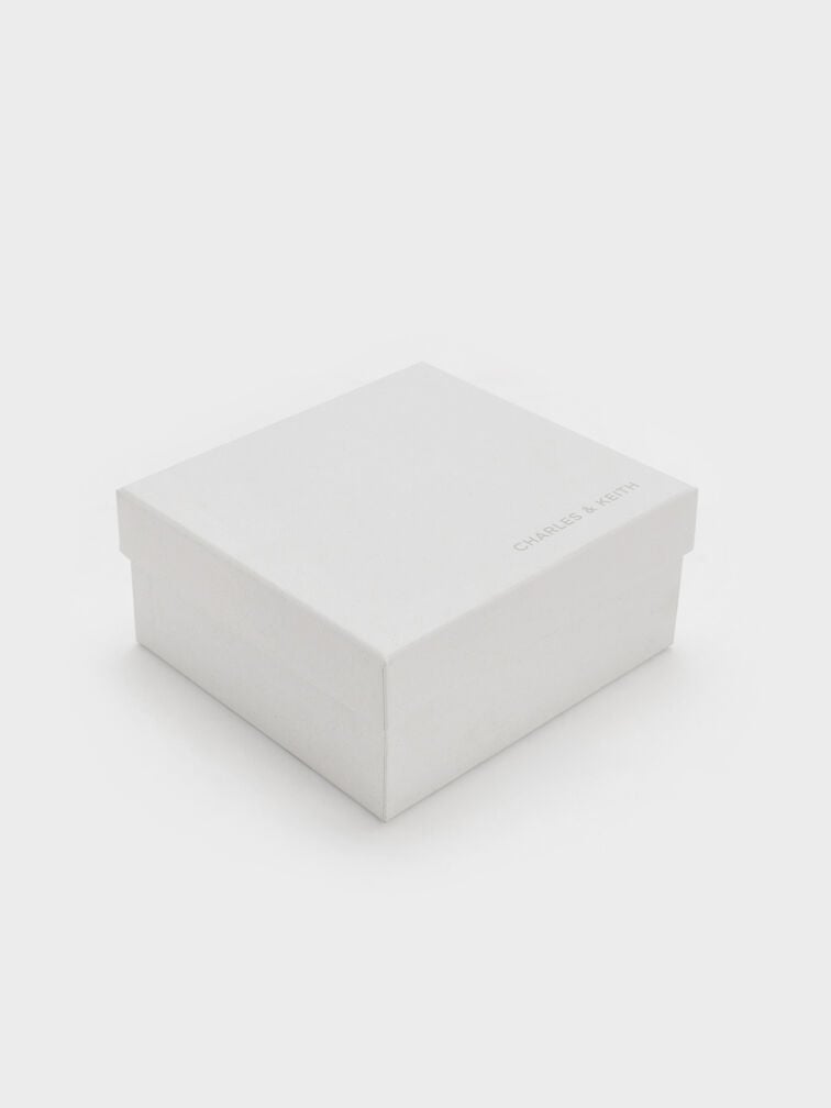 Seashell Swirl-Print Tote Charm, Pink, hi-res