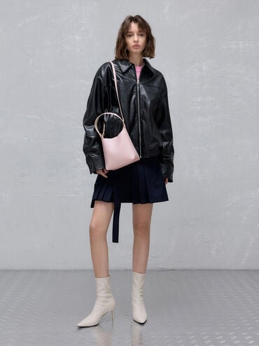 Edna Bucket Bag, Cotton Candy Pink, hi-res