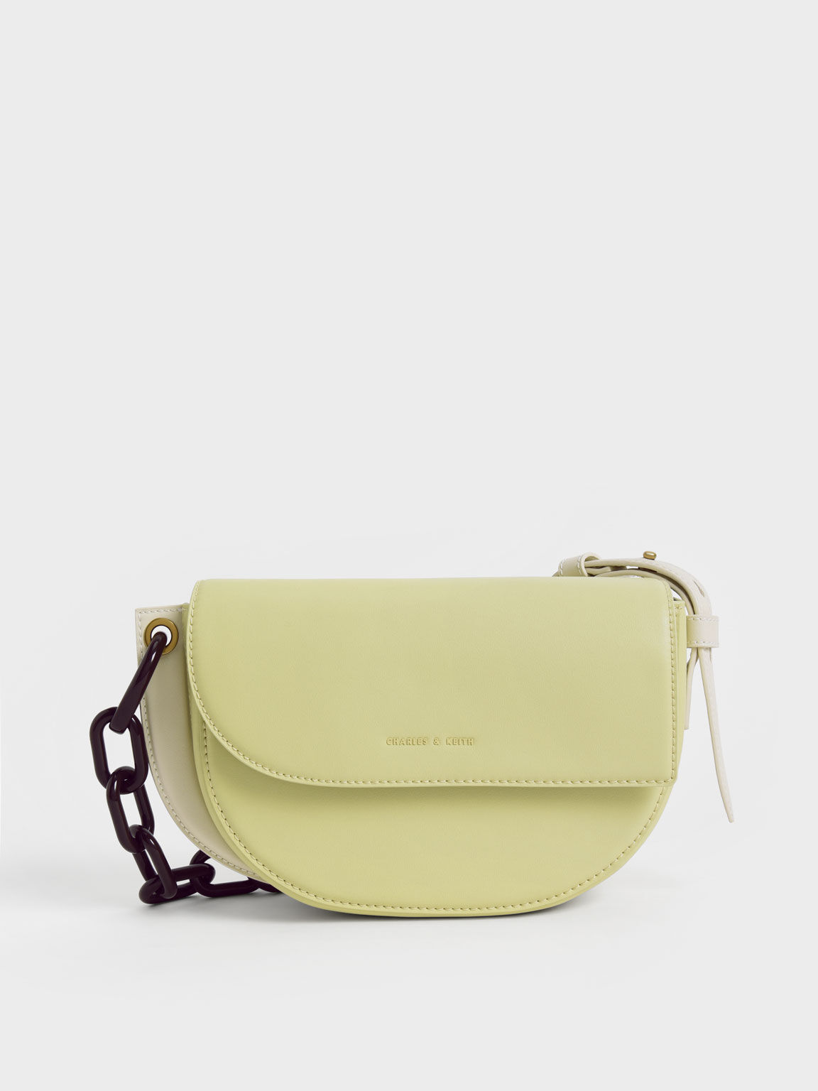 Alden Half-Moon Bag, Lime, hi-res