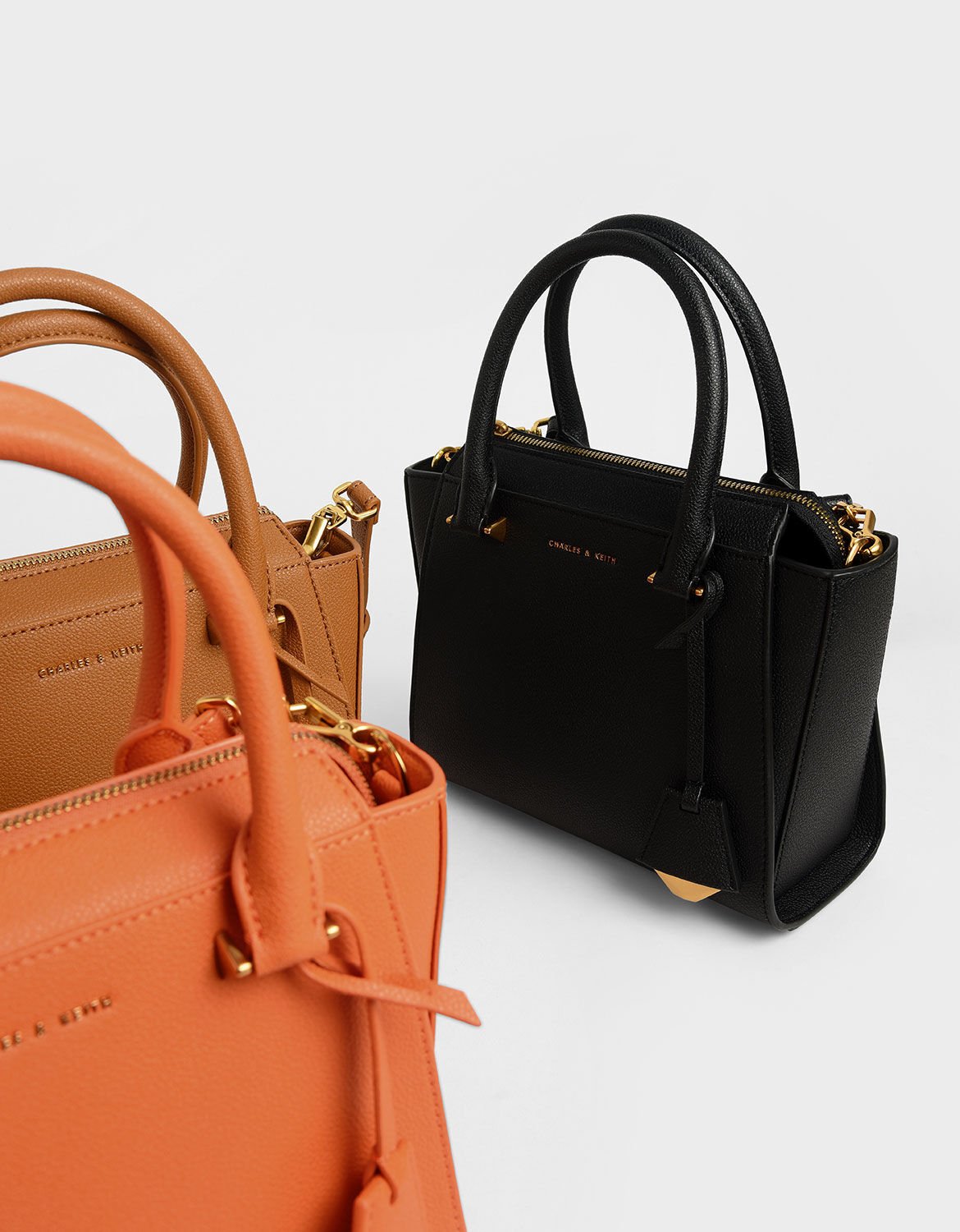 Charles & keith trapeze bag Outlet