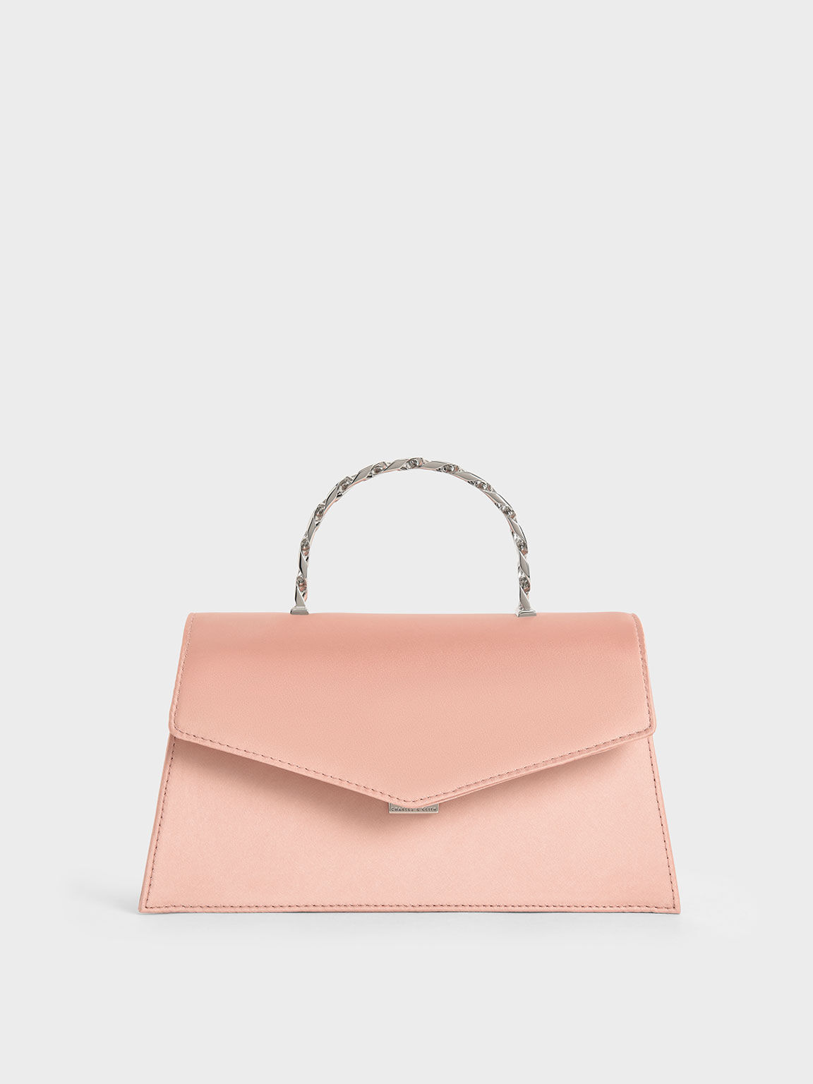 Recycled Polyester Satin Envelope Bag, Blush, hi-res