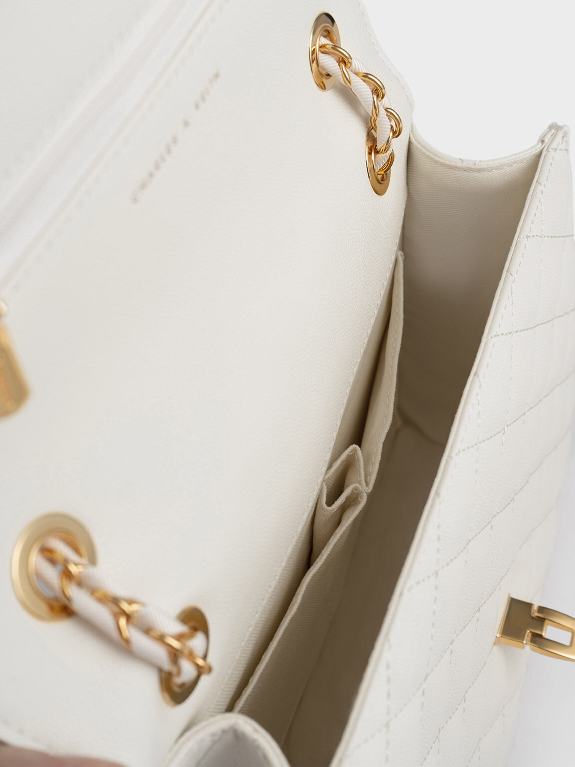 Next cream discount clutch bag