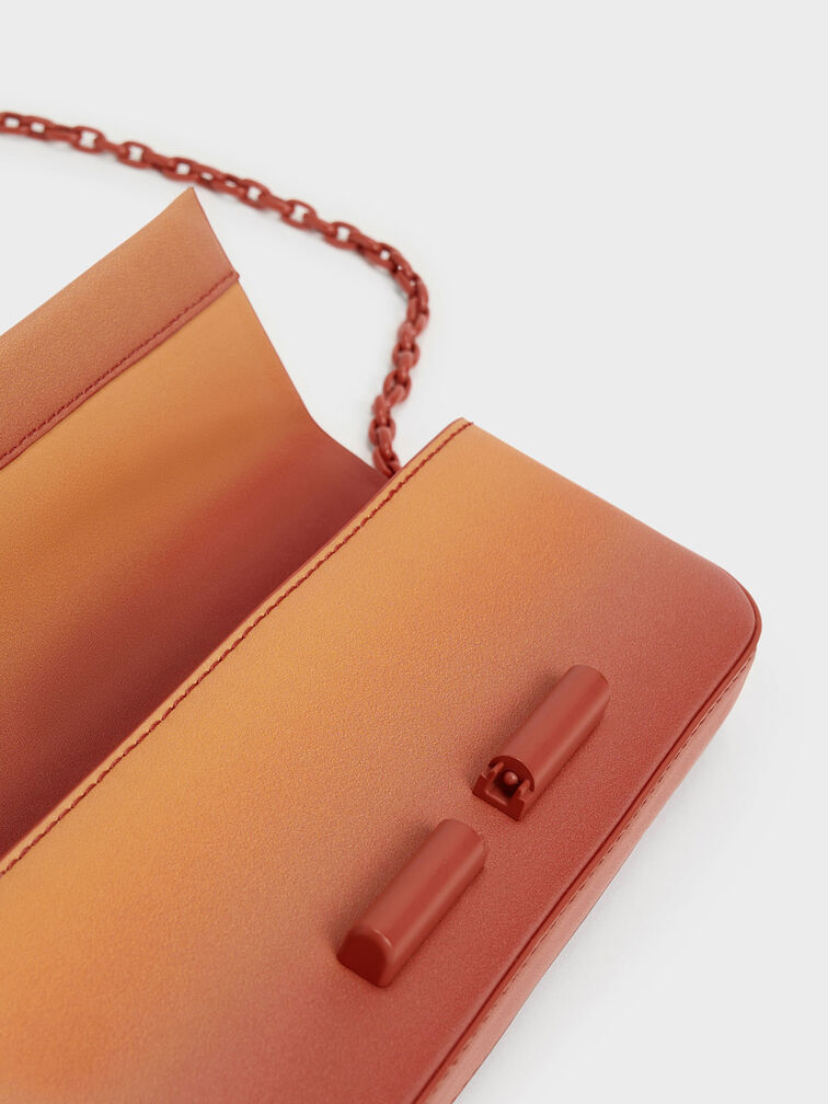 Cesia Chain Strap Bag, Sunset, hi-res