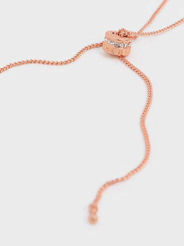 Gabine Necklace, Rose Gold, hi-res