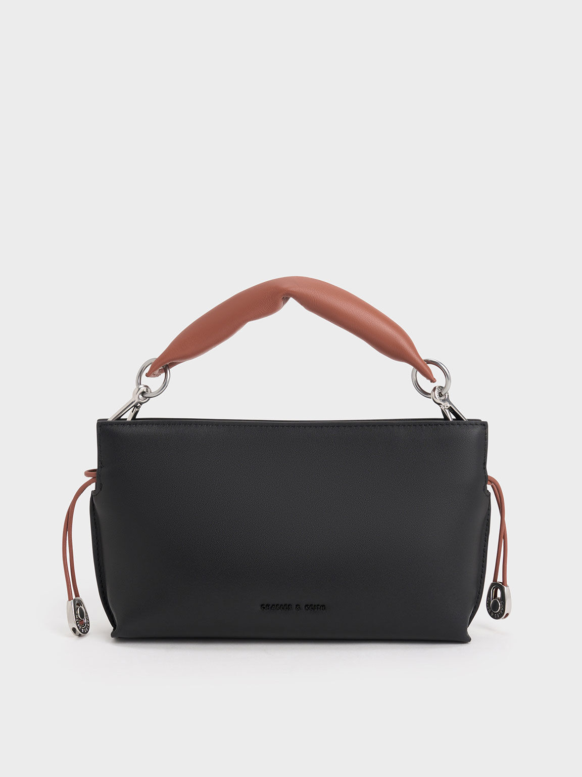 Nina Leather Drawstring Slouchy Bag, Multi, hi-res