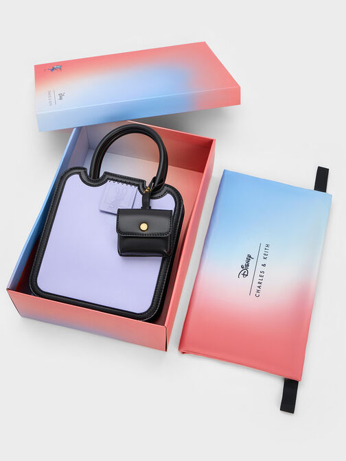 CHARLES & KEITH 迪士尼《優獸大都會》系列：短把托特包, 紫丁香色, hi-res