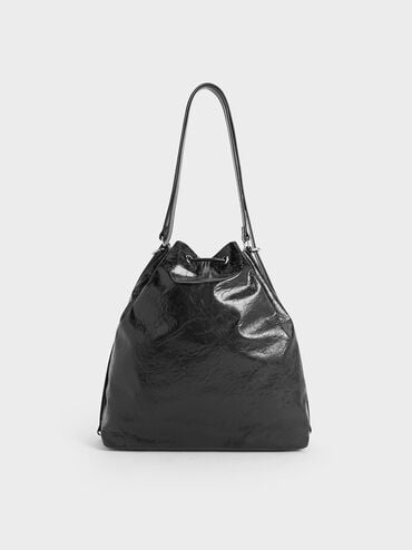 Neva Two-Way Bucket Bag, Noir, hi-res