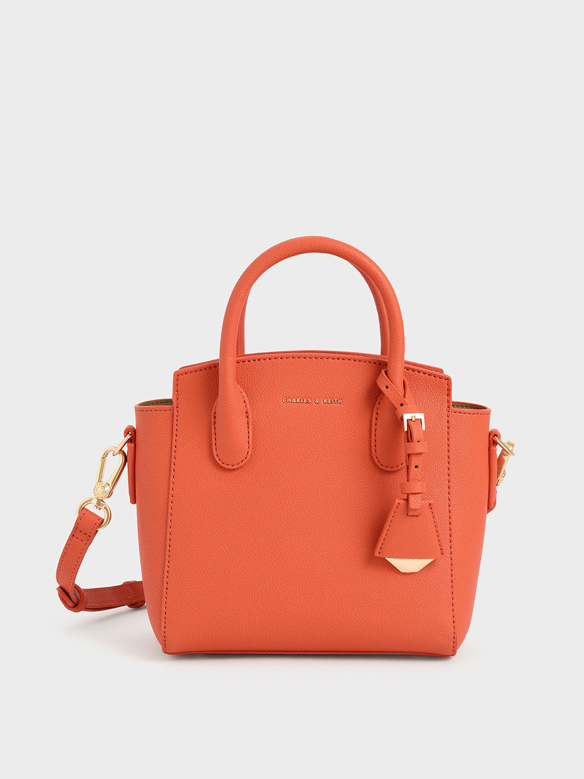 charles & keith orange bag