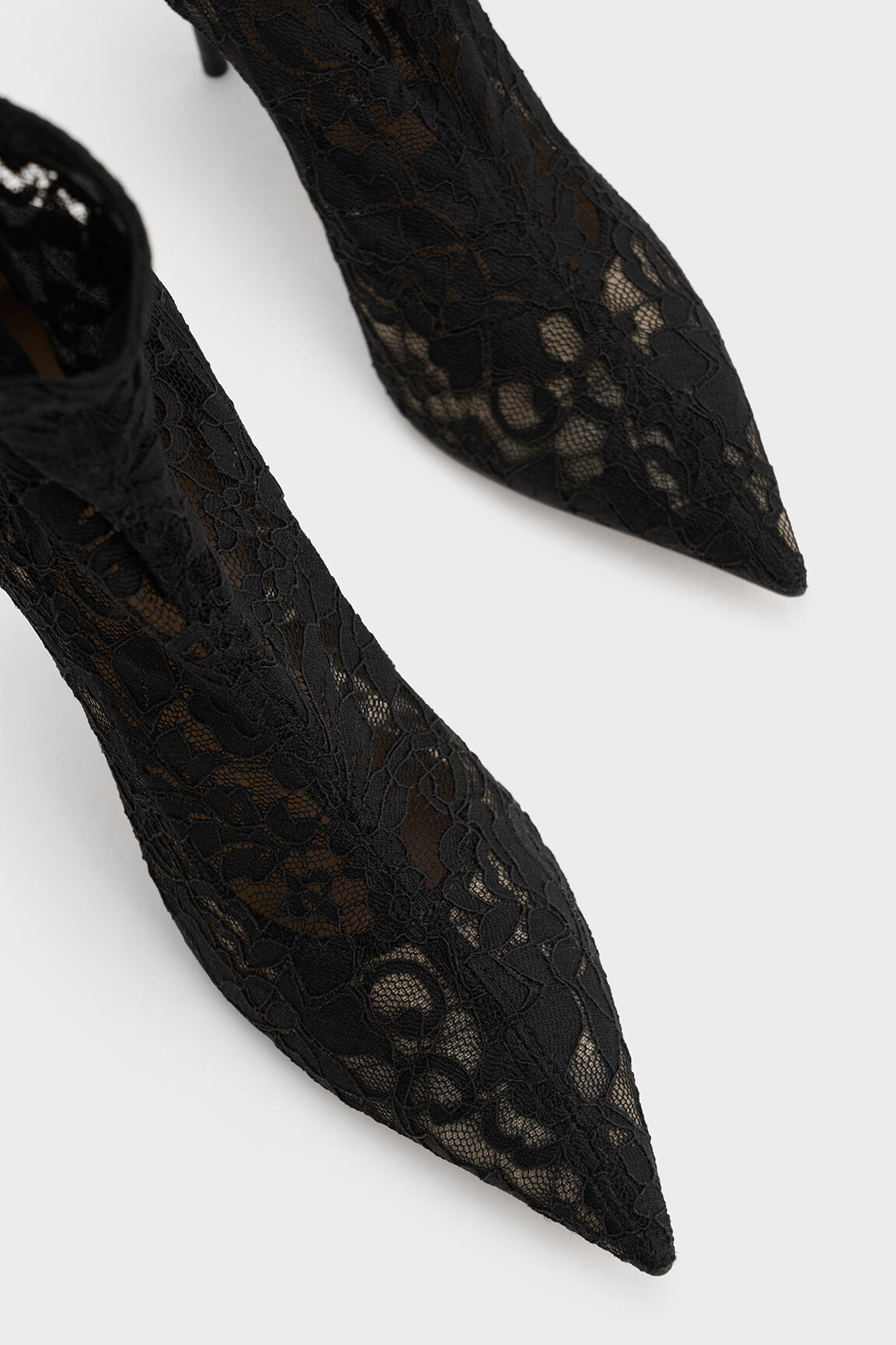 Lace clearance mesh booties