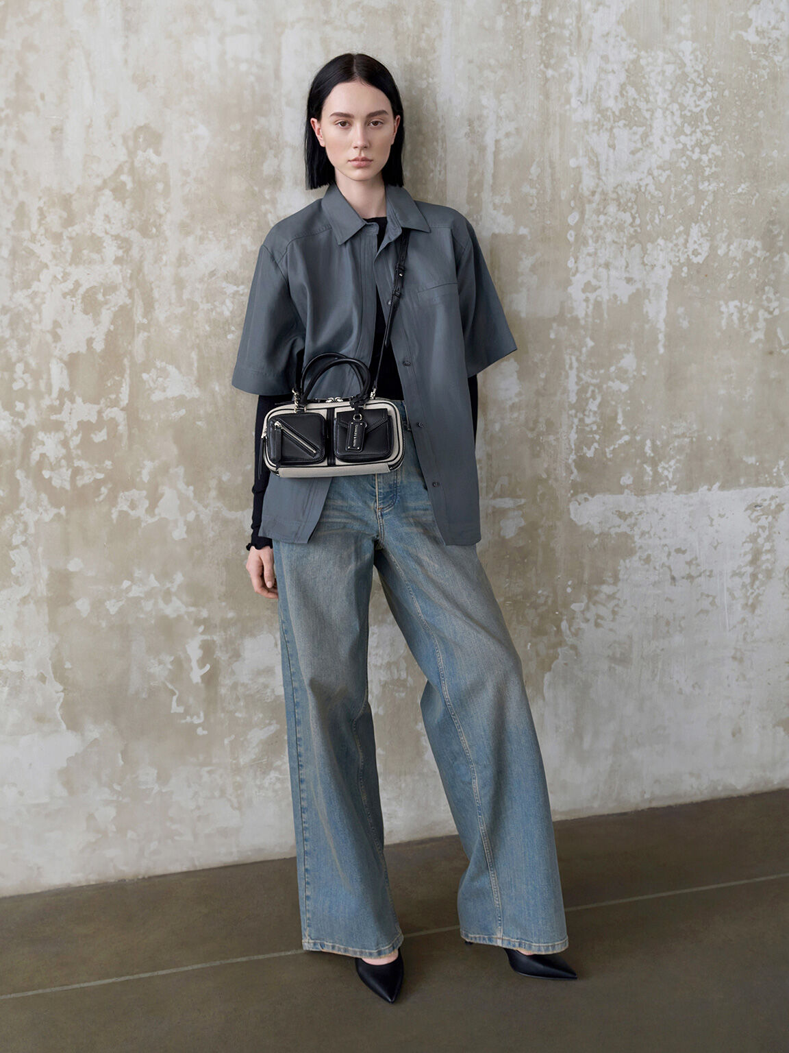 Bowling bag charles and keith hot sale