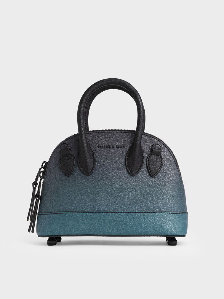 Harmonee Bowling Top Handle Bag, Green, hi-res