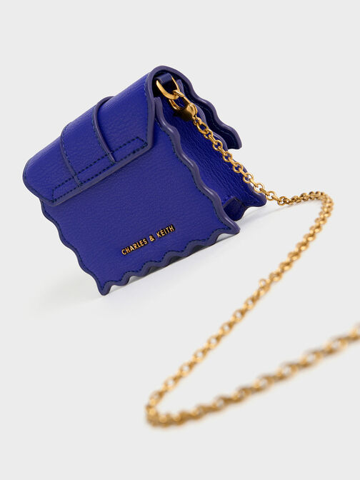 Waverly Scallop-Trim Mini Bag, Cobalt, hi-res