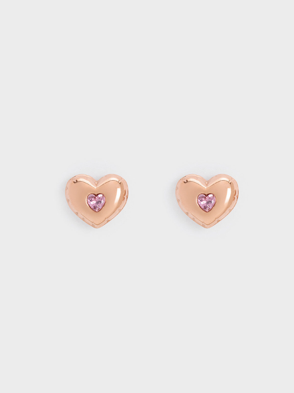 Gold rose earrings sale studs