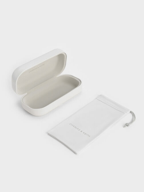 Edie Oval Sunglasses, Blue, hi-res