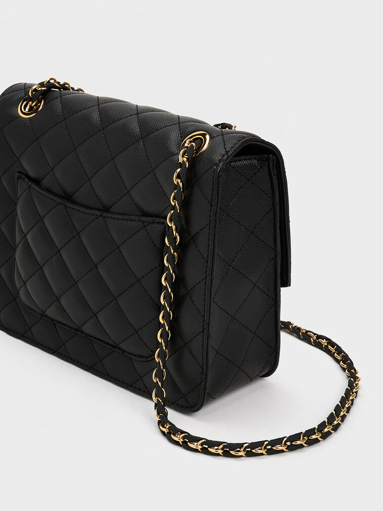 Michael Kors Soho Small Quilted Leather Shoulder Bag - Black