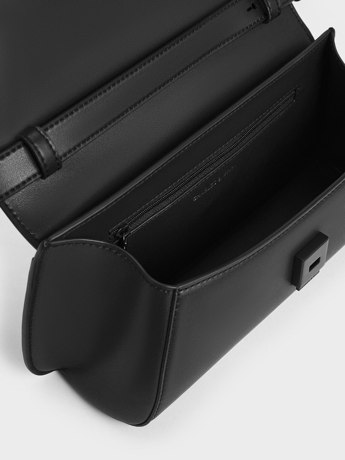 Black flap bag on sale