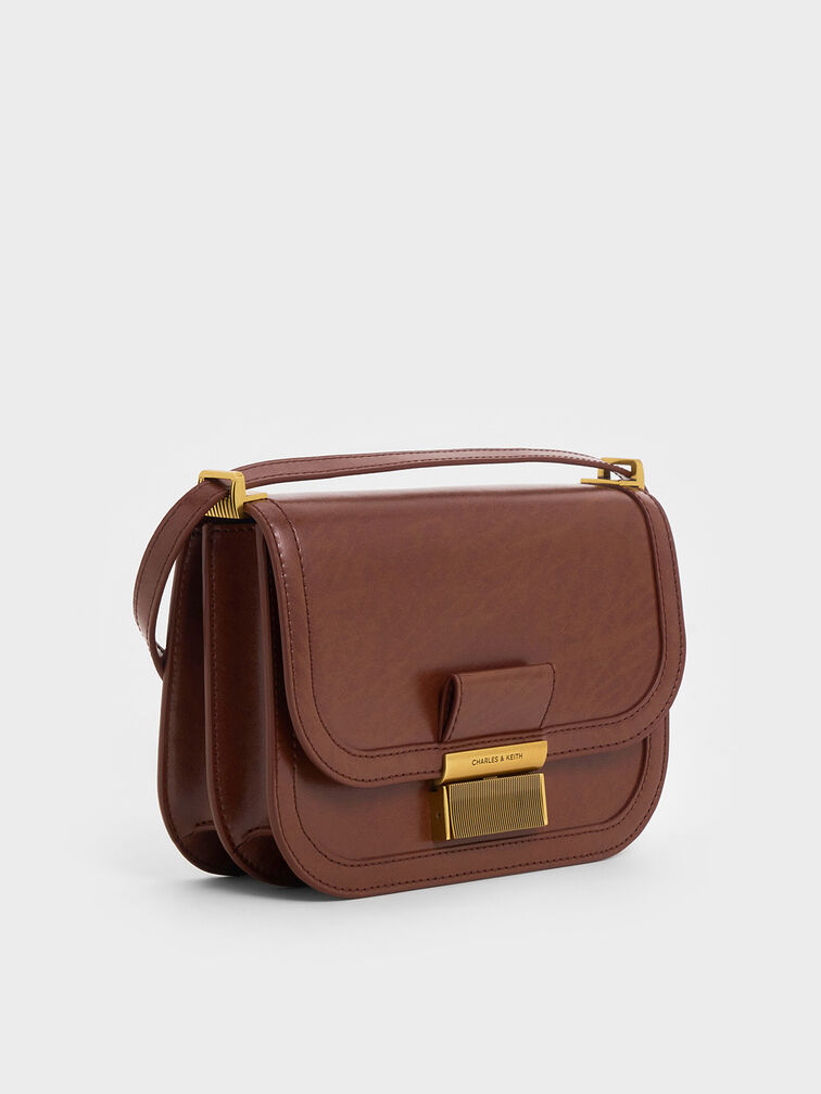 Bolso Charlot, Marrón oscuro, hi-res