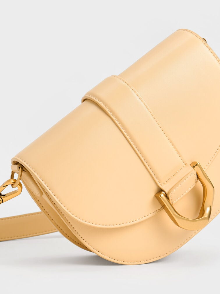 Bolso saddle Gabine, Beige, hi-res