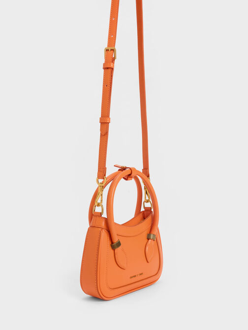 Bonnie Curved Tote Bag, Orange, hi-res